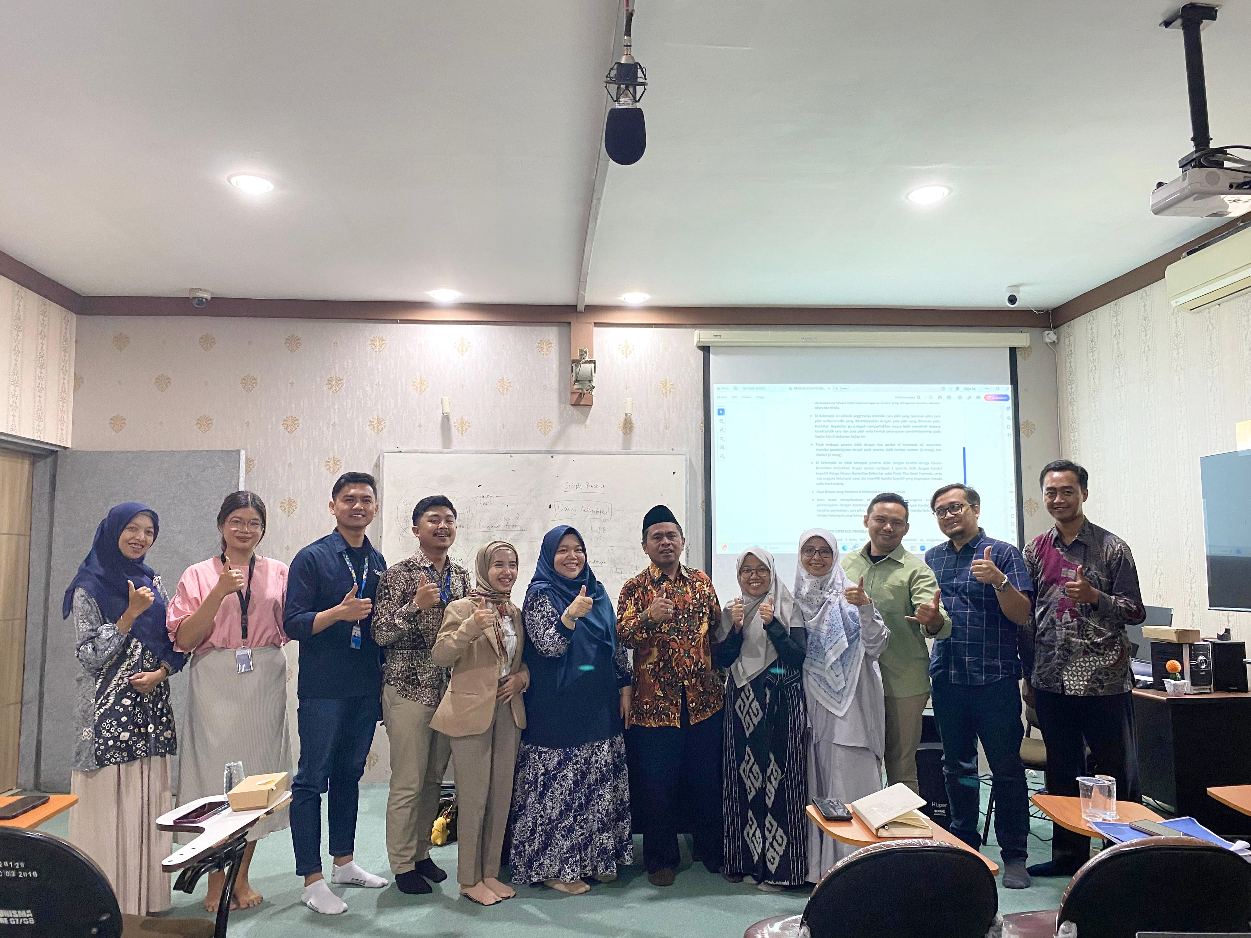 E-Learning Platform Presentation at UNISMA Malang