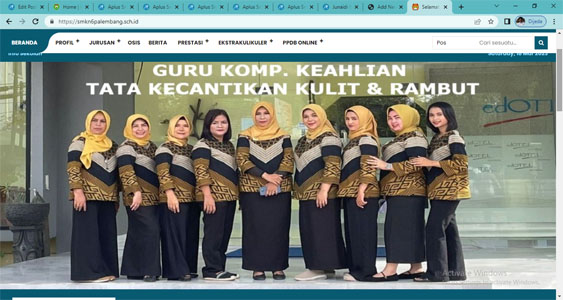 Tutorial Editing Website Sekolah